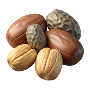 vibrant abstract Nuts and Seeds Isolated Element original png