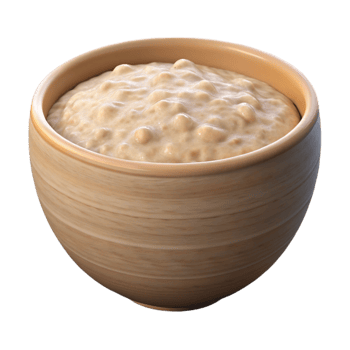 extraordinary creative Oatmeal Bowl with Transparent Background professional png