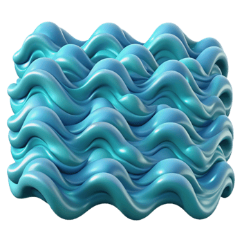 stunning creative Ocean Waves Pattern Seamless Isolated png