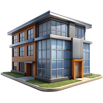 impressive classic Office Building Exterior Daytime Cutout premium png