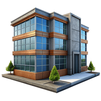 stunning abstract Office Building Exterior Daytime Cutout png
