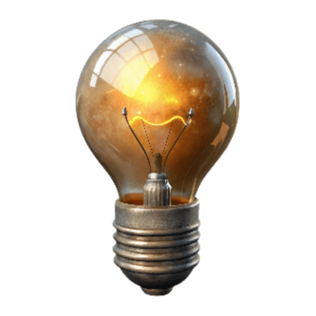 stunning traditional Old Style Light Bulb with Filament Transparent Background premium png