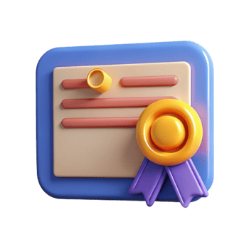 extraordinary rustic Online Course Certificate with Gold Seal Cutout high resolution png