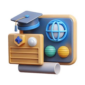 magnificent contemporary Online Education Icons Set Transparent Background png