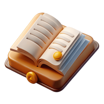 extraordinary artistic Open Book with Inspirational Quote Cutout png