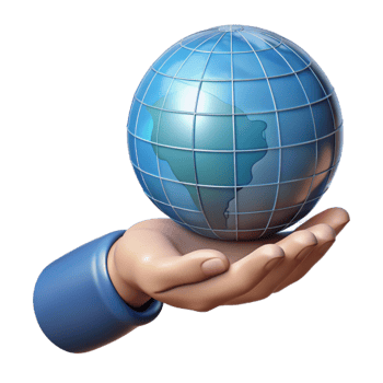 impressive vintage Open Hand Holding a Heart Isolated Element detailed png