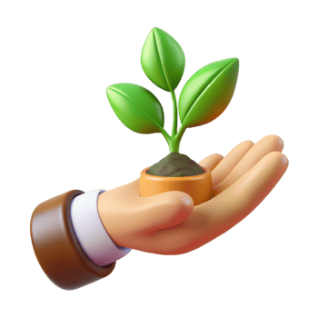 magnificent creative Open Hand Holding a Heart Isolated Element png