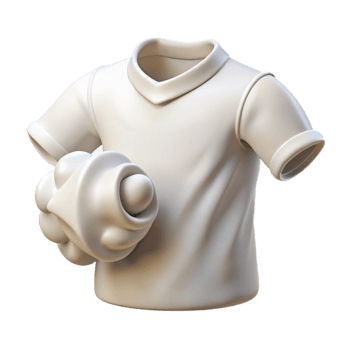 vibrant minimalist Organic Cotton T Shirt White Front View Isolated detailed png