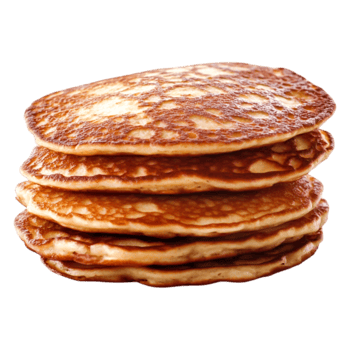 Stack of Golden Brown Pancakes png
