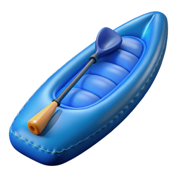 magnificent modern Paddle Board Blue Inflatable Transparent Cutout premium png