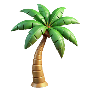 beautiful traditional Palm Tree Side View Cutout exclusive png