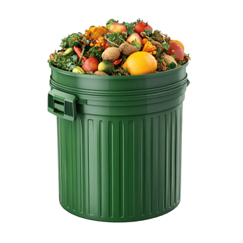 Bucket Fallen Leaves And Dirt On Transparent Background png