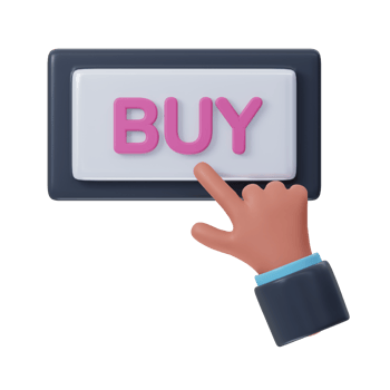 Click Buy Finger 3D Icon png