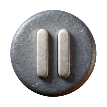 vibrant artistic Pause Icon Two Vertical Lines high quality png