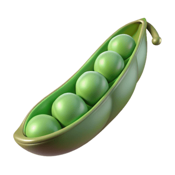 stunning rustic Pea Pod Open Cutout Transparent Background exclusive png