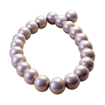 stunning abstract Pearl Necklace Elegant Style Isolated Element premium png