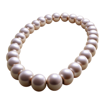 impressive creative Pearl Necklace Elegant Style Isolated Element png