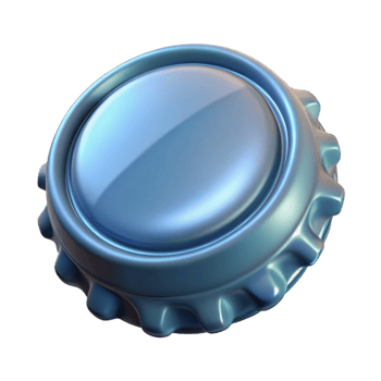 impressive rustic Plastic Bottle Cap Isolated Transparent professional png