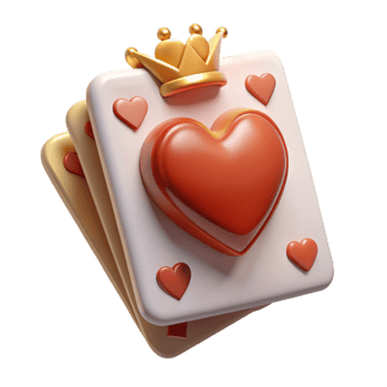 extraordinary abstract Playing Card Heart Queen Isolated on Transparent Background exclusive png