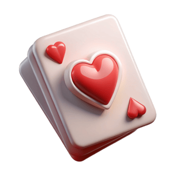 vibrant vintage Playing Card Hearts Ace Isolated on Transparent Background high resolution png