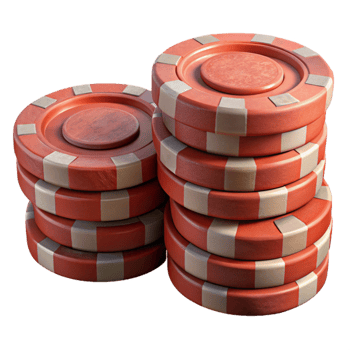 stunning minimalist Poker Chips Stacked High Transparent Background exclusive png