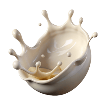magnificent classic Pouring Milk Splash Isolated Element genuine png