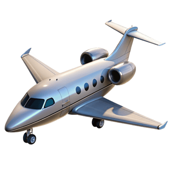 vibrant rustic Private Jet Landing Gear Down Transparent Background exclusive png