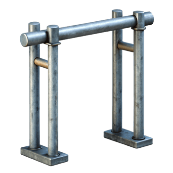dramatic abstract Pull Up Bar Metal Mounted Transparent Cutout genuine png