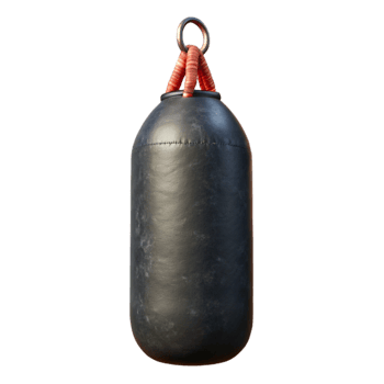 beautiful traditional Punching Bag Black Hanging Transparent Cutout original png