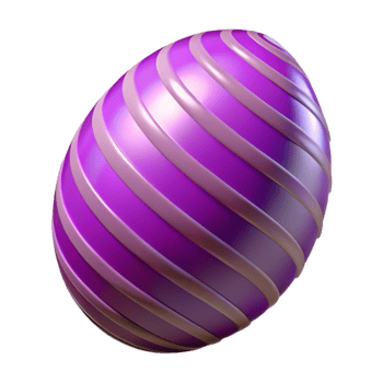 serene creative Purple Easter Egg with Polka Dots Cutout Transparent Background exclusive png