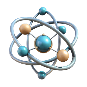 vibrant minimalist Quantum Entanglement Diagram Isolated Transparent Background premium png