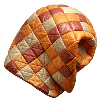 magnificent creative Quilted Patchwork Blanket Warm Colors Transparent exclusive png