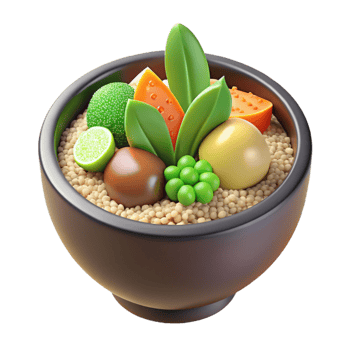 magnificent classic Quinoa Bowl with Vegetables Cutout genuine png