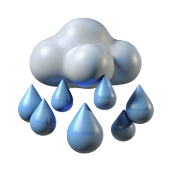 stunning abstract Raindrops Isolated Falling From Sky premium png