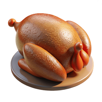 extraordinary traditional Realistic Roasted Turkey Cutout png