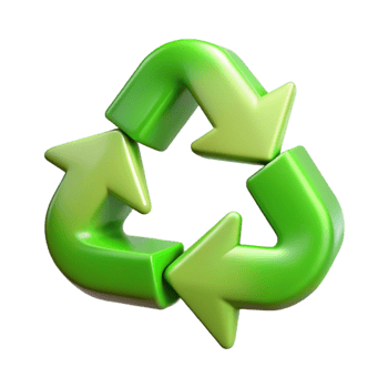 magnificent rustic Recycling Symbol Arrows Green Isolated high resolution png