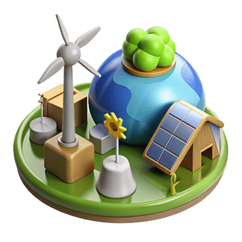 dramatic classic Renewable Energy Sources Diagram Isolated high resolution png
