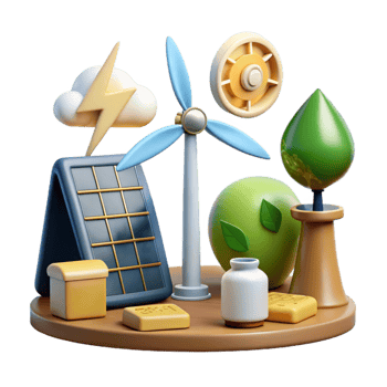 extraordinary abstract Renewable Energy Symbols Set Isolated original png