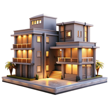 wonderful classic Residential Building Complex Dusk Sky Transparent premium png