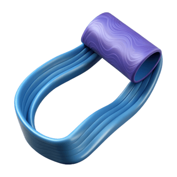 serene contemporary Resistance Band Elastic Material Transparent Background Cutout high quality png