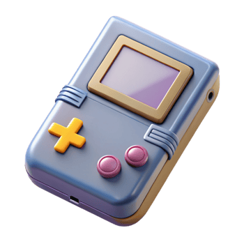 beautiful modern Retro Game Cartridge Top View Cutout png