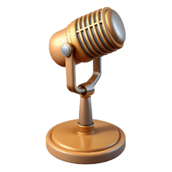 stunning modern Retro Microphone Stand with Adjustable Height Transparent Background original png