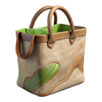 magnificent artistic Reusable Shopping Bag Canvas Texture Isolated Element detailed png