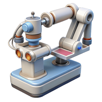 wonderful artistic Robotic Surgery System with Robotic Arms and Camera Isolated Cutout high quality png