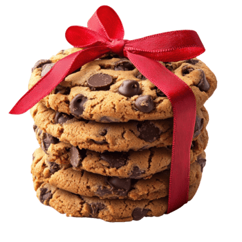 Chocolate Chip Cookies on transparent background png