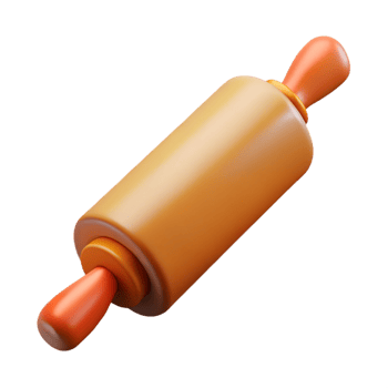impressive rustic Rolling Pin Cutout Side View original png