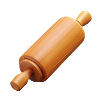 impressive contemporary Rolling Pin Wooden Cutout exclusive png