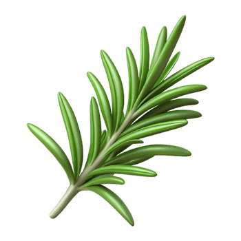 elegant rustic Rosemary Sprig Cutout with Aromatic Detail authentic png