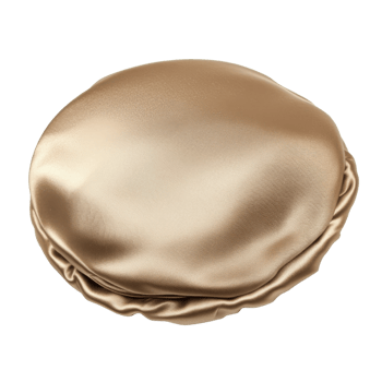 Elegant Satin Kippah Headwear on transparent background. png