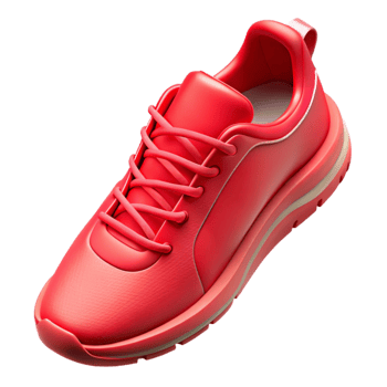 beautiful traditional Running Shoes Top View Isolated authentic png